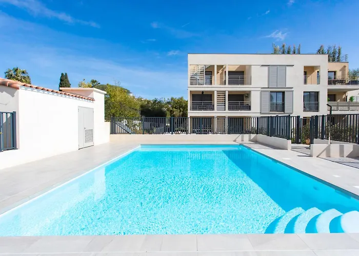 A5 - Staywiz Us -modern 5 Min To Sea - Pool & Garage Apartamento Antibes